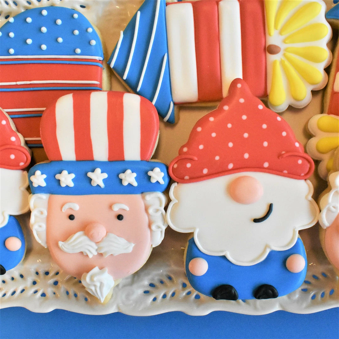 Flour Box Bakery Gnome (Uncle Sam) Cookie Cutter Cutters 3 Flour Box Bakery Gnome (Uncle Sam) Cookie Cutter Cutters