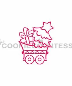 Cookie Countess Christmas Train Tree DWC/PYO Stencil Stencils