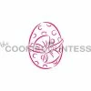 Cookie Countess Stencils Easter Egg PYO Stencil
