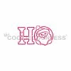 Cookie Countess Santa Face HO HO DWC/PYO Stencil