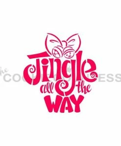Cookie Countess Jingle All The Way Stencil Stencils
