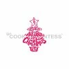 Cookie Countess Stencils Rocking Around The Christmas Tree Stencil 1 Cookie Countess Stencils Rocking Around The Christmas Tree Stencil