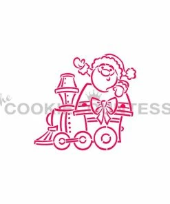 Cookie Countess Santa Train Engine DWC/PYO Stencil Stencils