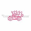 Cookie Countess Stencils Teddy Bear Delivery DWC/PYO Stencil
