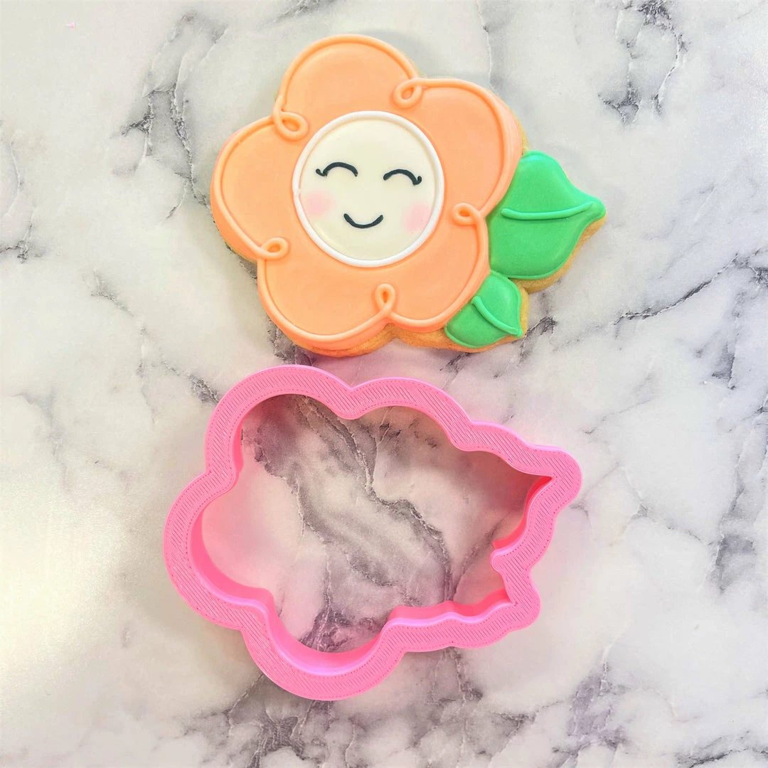 Flour Box Bakery Daisy With Leaves Cookie Cutter Cutters 3 Flour Box Bakery Daisy With Leaves Cookie Cutter Cutters