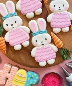 The Flour Box HOP Easter Cookie Decorating Class RECORDING With Optional Kit