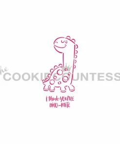 Cookie Countess Dino-Mite PYO Stencil