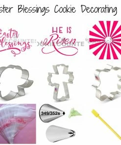 Flour Box Bakery Cutters Easter Blessings Cookie Decorating Kit