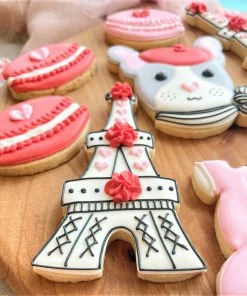 Flour Box Bakery Cutters Paris Valentine Cookie Decorating Kit