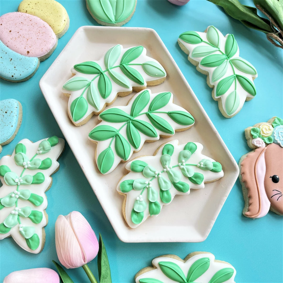 R&M International Eucalyptus Leaf Cookie Cutter 4 R&M International Eucalyptus Leaf Cookie Cutter