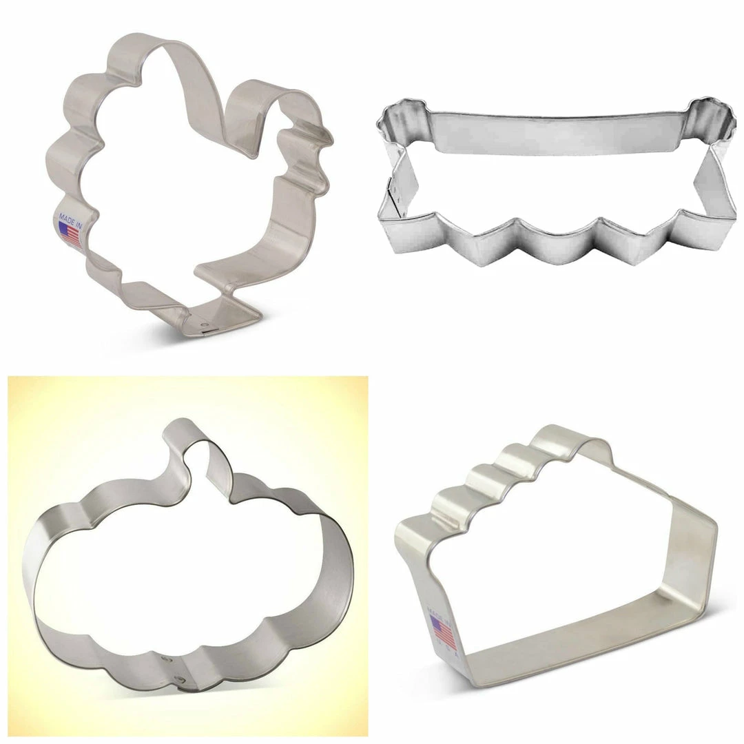 Flour Box Bakery Cutters Fall/Thanksgiving Cutter BUNDLE 3 Flour Box Bakery Cutters Fall/Thanksgiving Cutter BUNDLE