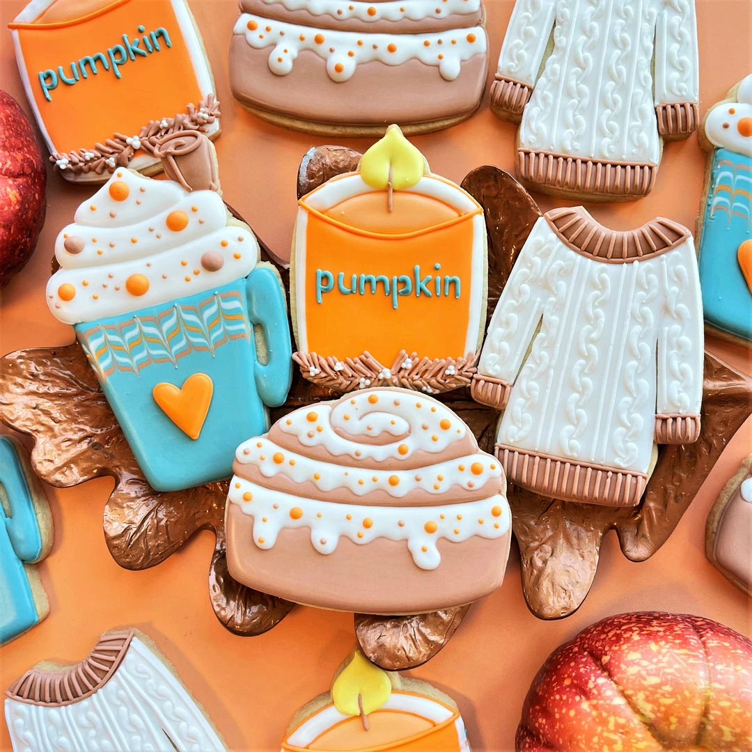 Flour Box Bakery Cutters Fall Sweet Fall Cookie Cutter Set 6 Flour Box Bakery Cutters Fall Sweet Fall Cookie Cutter Set