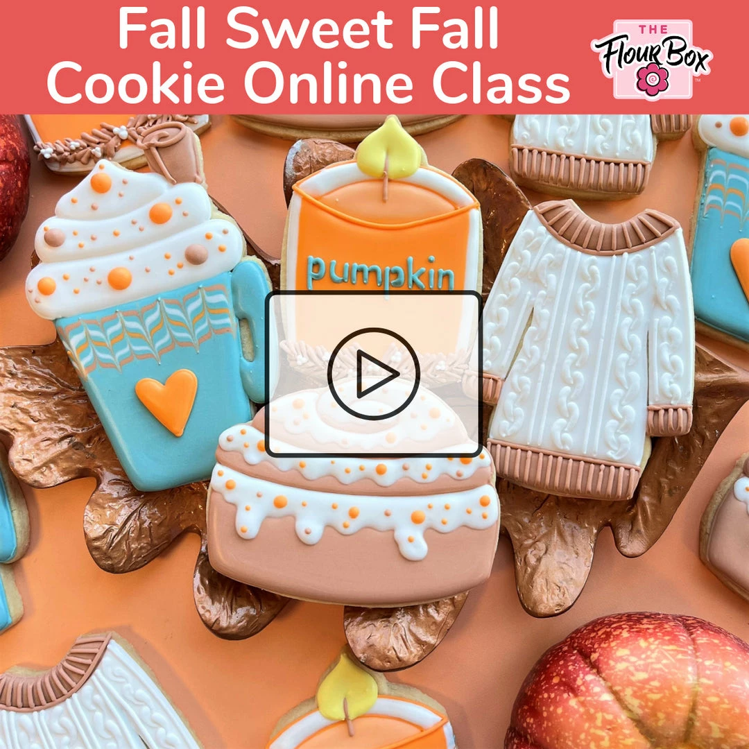 The Flour Box Fall Sweet Fall Online Cookie Decorating Class RECORDING With Optional Kit Classes 3 The Flour Box Fall Sweet Fall Online Cookie Decorating Class RECORDING With Optional Kit Classes