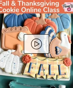 The Flour Box Fall/Thanksgiving Online Decorating Class Recording With Optional Kit