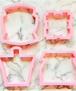 Flour Box Bakery Cutters Fast Food Cookie Cutter Set