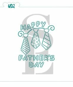 Stencil Expression Father's Day Ties PYO SE Stencil