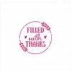 Cookie Countess Filled With Thanks Stencil Stencils