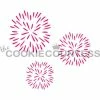 Cookie Countess Fireworks Stencil Stencils 2 Cookie Countess Fireworks Stencil Stencils