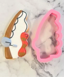 Flour Box Bakery Fishing Rod Cookie Cutter