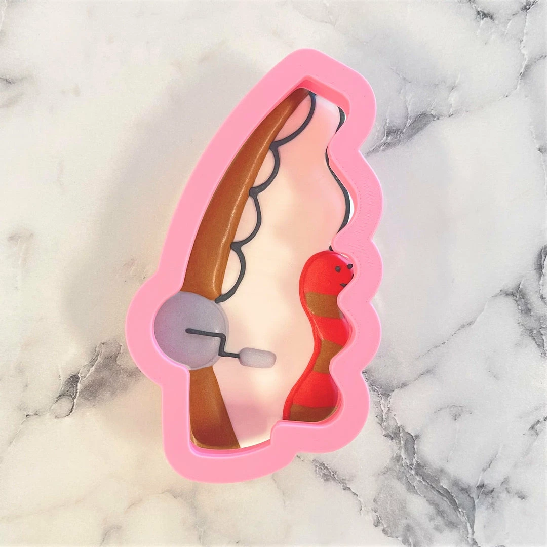 Flour Box Bakery Fishing Rod Cookie Cutter 10 Flour Box Bakery Fishing Rod Cookie Cutter