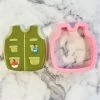 Flour Box Bakery Cutters Fishing Vest Cookie Cutter