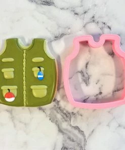 Flour Box Bakery Cutters Fishing Vest Cookie Cutter