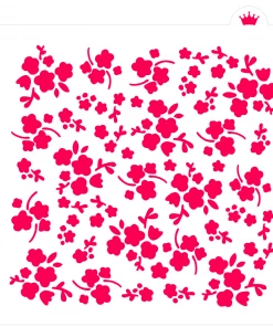 Cookie Countess Mini Blooms Stencil