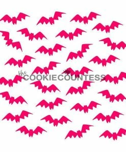 Cookie Countess Fluttering Bats Stencil