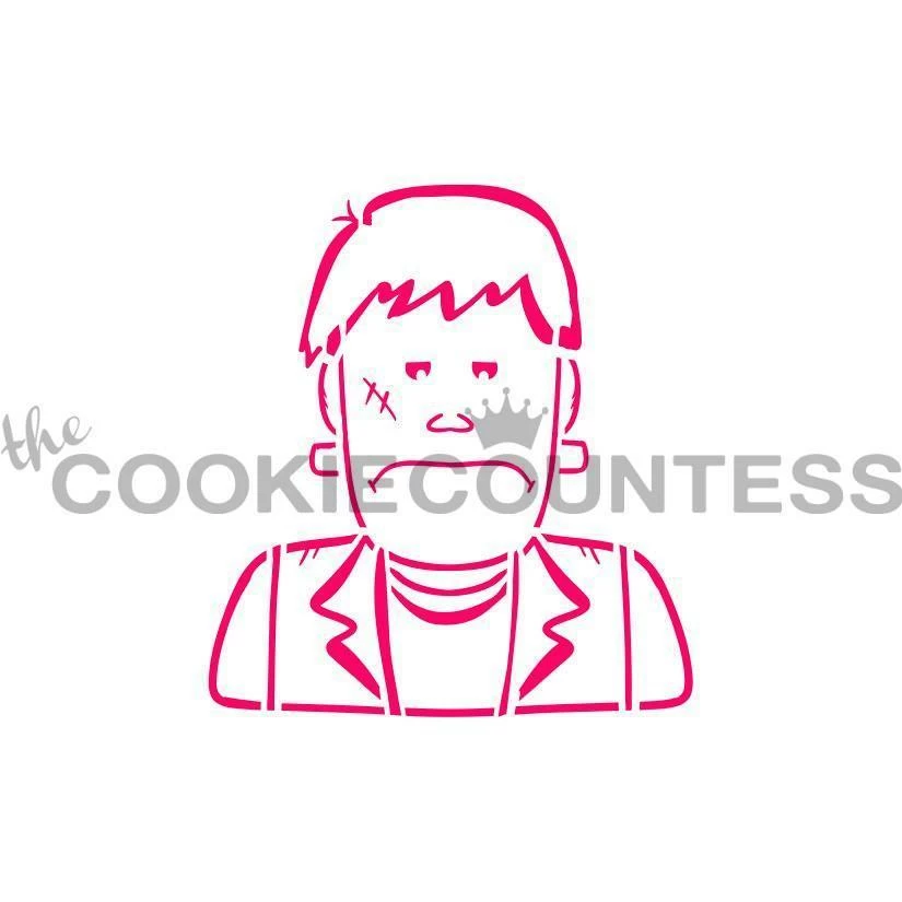 Cookie Countess Frankenstein PYO Stencil 3 Cookie Countess Frankenstein PYO Stencil