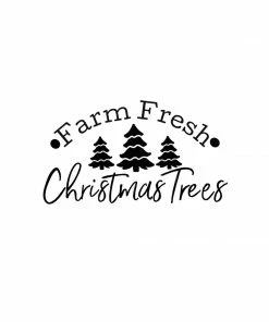 Cookie Countess Stencils Farm Fresh Christmas Trees Stencil