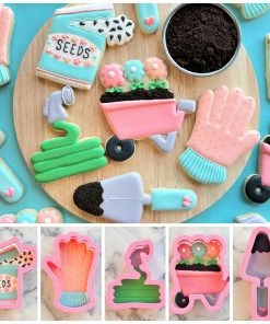 Flour Box Bakery Gardening Mother's Day Cookie Cutter Set Cutters