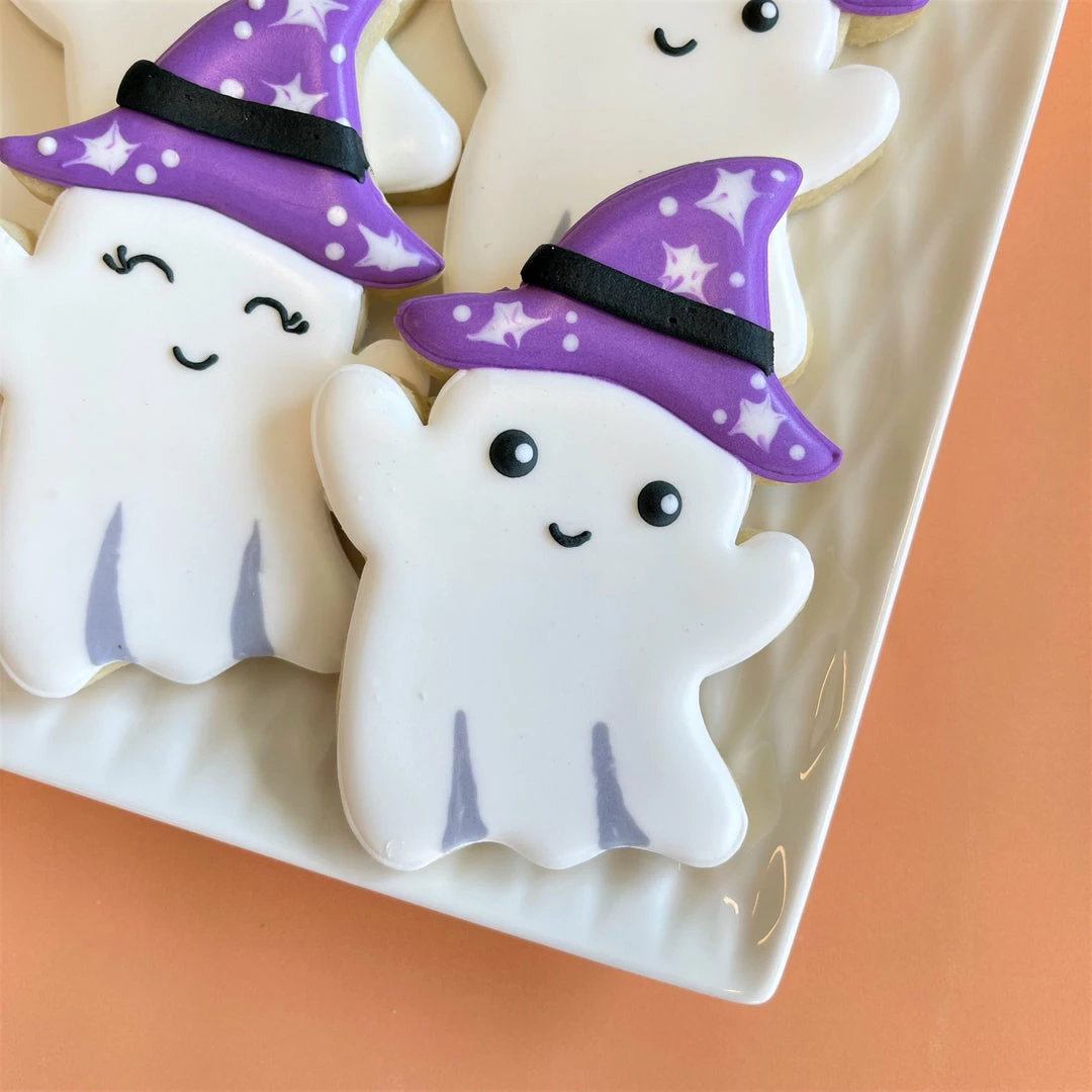 Flour Box Bakery Cutters Ghost With Hat Cookie Cutter 4 Flour Box Bakery Cutters Ghost With Hat Cookie Cutter