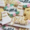 Flour Box Bakery Golden Anniversary Cookie Cutter Set Cutters