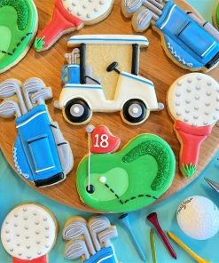 Flour Box Bakery Cutters Golf Cookie Cutter BUNDLE 15 Flour Box Bakery Cutters Golf Cookie Cutter BUNDLE