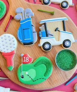 Flour Box Bakery Cutters Golf Cookie Cutter Decorating Kit