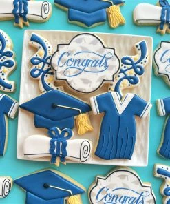The Flour Box Graduation Cookie Decorating Kit Cutters