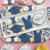 The Flour Box Graduation Cookie Decorating Kit Cutters 2 The Flour Box Graduation Cookie Decorating Kit Cutters