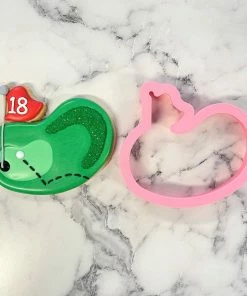 Flour Box Bakery Green With Flag Cookie Cutter Cutters