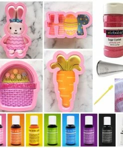 The Flour Box HOP Easter Cookie Decorating Class RECORDING With Optional Kit