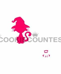 Cookie Countess Stencils Halloween Cat In The Hat Stencil
