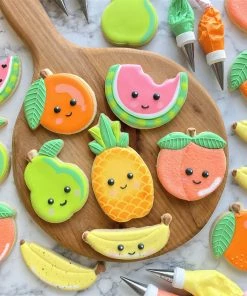 The Flour Box Tutti Frutti Cookie Decorating Kit