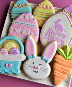 The Flour Box Happy Easter Cookie Decorating Kit Cutters