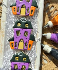 Flour Box Bakery Cutters Haunted House Cookie Cutter BUNDLE With Stencil 13 Flour Box Bakery Cutters Haunted House Cookie Cutter BUNDLE With Stencil