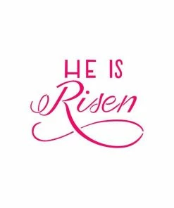 Cookie Countess He Is Risen Stencil