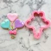 Flour Box Bakery Heart Balloons Cookie Cutter