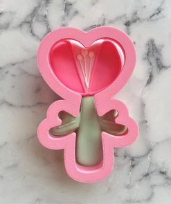 Flour Box Bakery Heart Flower Cookie Cutter