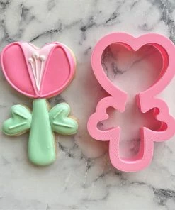 Flour Box Bakery Heart Flower Cookie Cutter