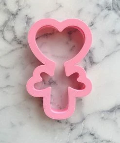 Flour Box Bakery Heart Flower Cookie Cutter