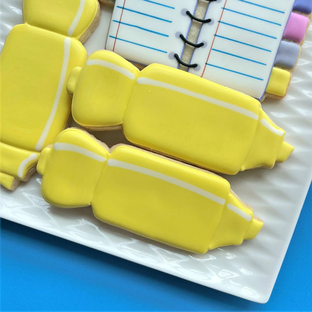 Flour Box Bakery School Supplies Cookie Decorating Kit Cutters 6 Flour Box Bakery School Supplies Cookie Decorating Kit Cutters