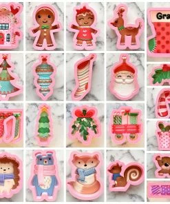 Flour Box Bakery Holiday 2021 Cookie Cutter Set, Stencil, And Digital Decorating Guide